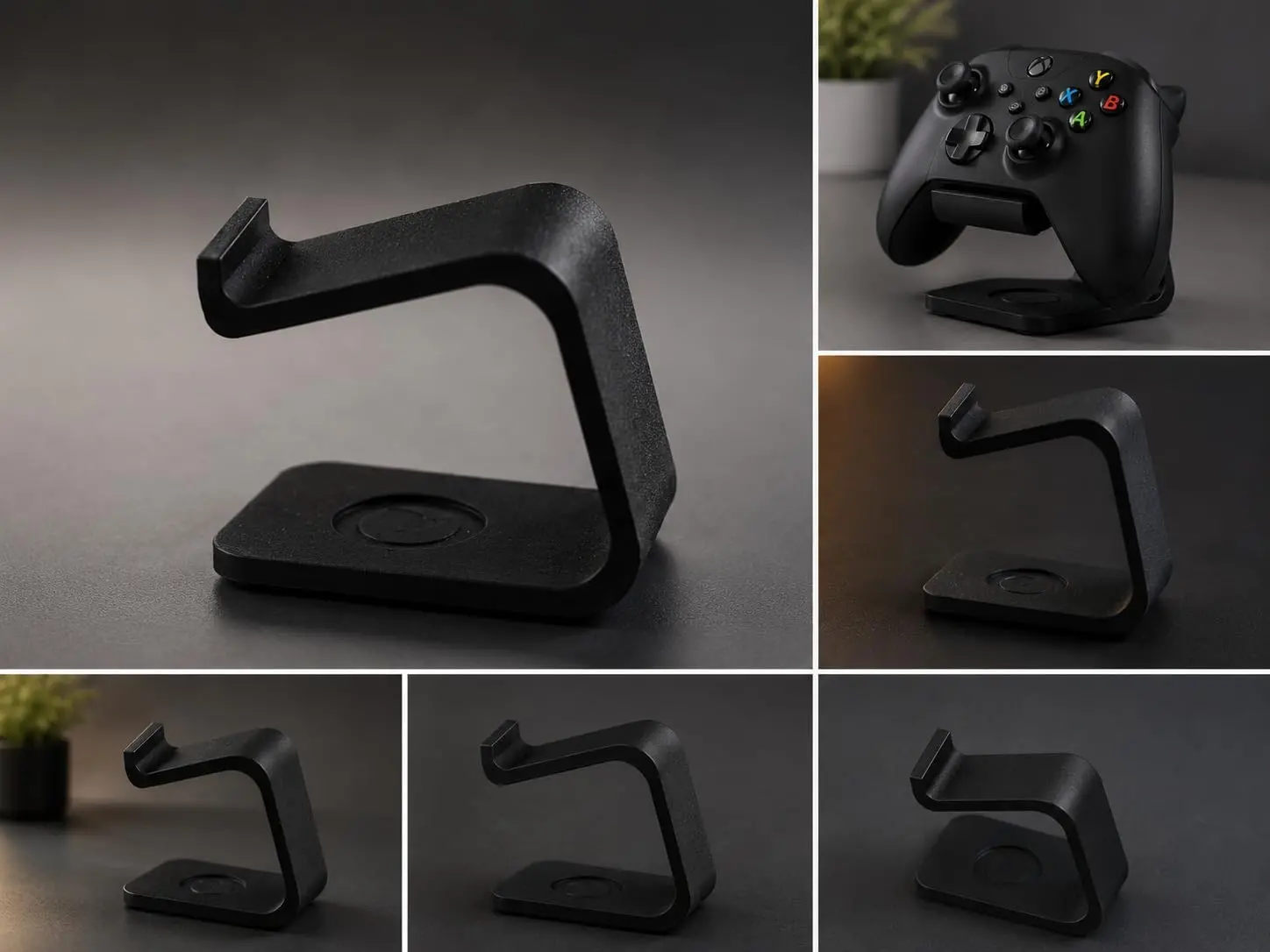 Modern Oyun Kumandası Standı – Masaüstü Gamepad Tutucu ve Düzenleyici