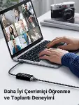 USB 3.0 to RJ45 Gigabit Ethernet Dönüştürücü Adaptör Siyah-4
