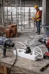 3 Metre Uzatma Kablosu, Topraklı Elektrik Uzatma Kablosu, Dayanıklı PVC Kablolu Güç Uzatma Kablosu,-4