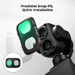 DJI Osmo Pocket 4P/Xtra Muse2 Pro ile Uyumlu 3'lü Paket Filtre-6