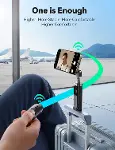 MagSafe Selfie Çubuğu 4'ü 1 Arada Seyahat Aletleri 360° Dönebilir Uzatılabilir Cep Telefonu Tutacağı-4