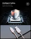USB-A to USB-C 2 Metre Kablo 60W Güç/Hızlı Şarj / 480 Mbps Data Aktarım Hızı Type-C Ekstra Dayanıklı-4