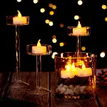 Pilli Led Tealight T-LİGHT MUM PİLLİ MUM LED IŞIK SICAK SARI RENK DEKORASYON SÜSLEME DÜĞÜN KINA ORGA-3