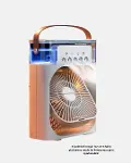 Taşınabilir Mini Klima Fan 3’ü 1 Arada Soğutucu, Nemlendirici ve Gece Lambası-3