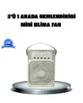 Taşınabilir Mini Klima Fan 3’ü 1 Arada Soğutucu, Nemlendirici ve Gece Lambası-1