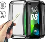 Samsung Galaxy Fit3 ile uyumlu Silikon Kasa Ekran Koruyucu 360 Tam Kapatan Çerceve PC Kasa Koruma Si-1