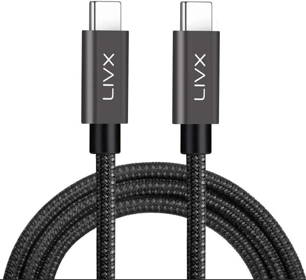 Solid 100W 5A Type C to Type C 3 Metre Hızlı Şarj ve Data Kablosu Halat Örgülü Space Gray