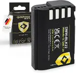 Panasonic DMW-BLK22 BLK22E Battery 2600mAh için yedek batarya-1