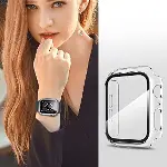 Apple Watch 49 mm Şeffaf Ekran Koruyucu ve Kılıf Bir Arada Tam Koruma Şeffaf Saat Kılıfı-4