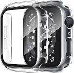 Apple Watch 49 mm Şeffaf Ekran Koruyucu ve Kılıf Bir Arada Tam Koruma Şeffaf Saat Kılıfı-1