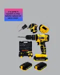 Hafif ve Ergonomik 12V Kablosuz Matkap | Hızlı Şarj ve Uzun Pil Ömrü-2