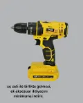 Hafif ve Ergonomik 12V Kablosuz Matkap | Hızlı Şarj ve Uzun Pil Ömrü-5