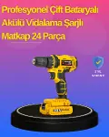 Hafif ve Ergonomik 12V Kablosuz Matkap | Hızlı Şarj ve Uzun Pil Ömrü-1