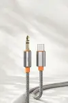 3.5mm Aux to Type-C,Lighting ile Uyumlu Kablolar (1metre, 2 metre) (Type-C 1 Metre)-1