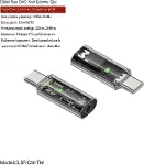 Type C to 3.5mm DAC Kulaklık Dönüştürücü iPhone 15 ve Type C Telefon ile Uyumlu Çevirici OTGAX (2)-5