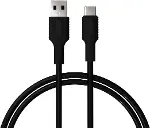Coral USB A-C Hızlı Şarj Kablosu (Siyah + Siyah Uç) (150 CM)-3