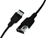 Coral USB A-C Hızlı Şarj Kablosu (Siyah + Siyah Uç) (150 CM)-1