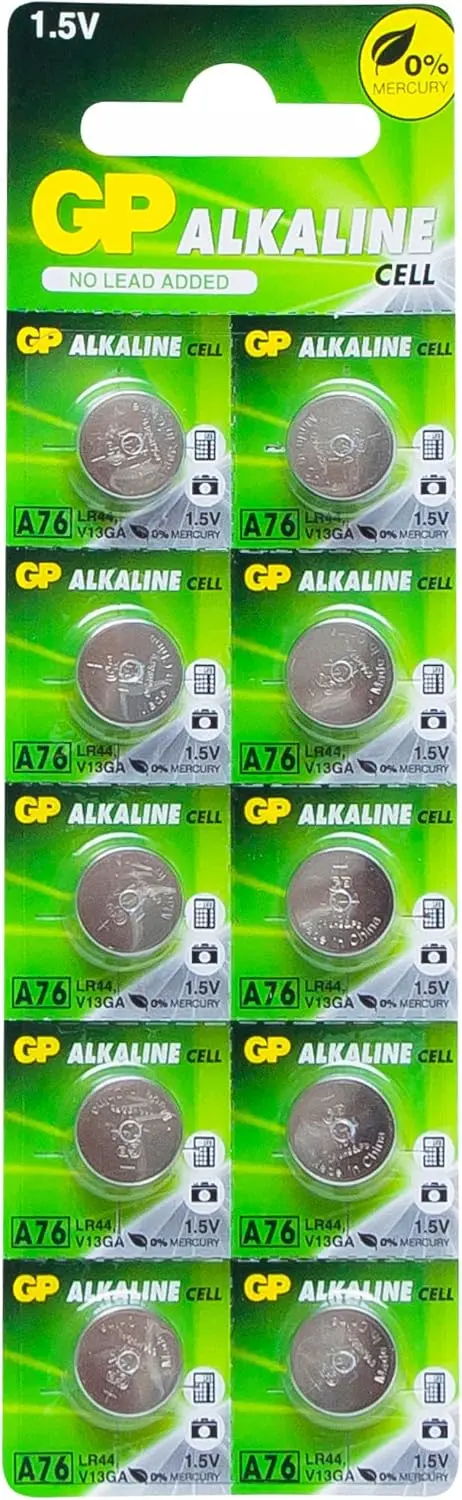 GP GPA76FMTP-2C10 LR44 10LU PAKET ALKALİN PİL