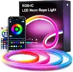 Neon LED Esnek Aydınlatma - RGB MAGIC SMART - 5 Metre Paket IP67 - Uzaktan Kumanda + Uygulama-2