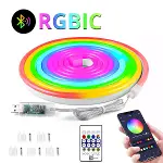 Neon LED Esnek Aydınlatma - RGB MAGIC SMART - 5 Metre Paket IP67 - Uzaktan Kumanda + Uygulama-1