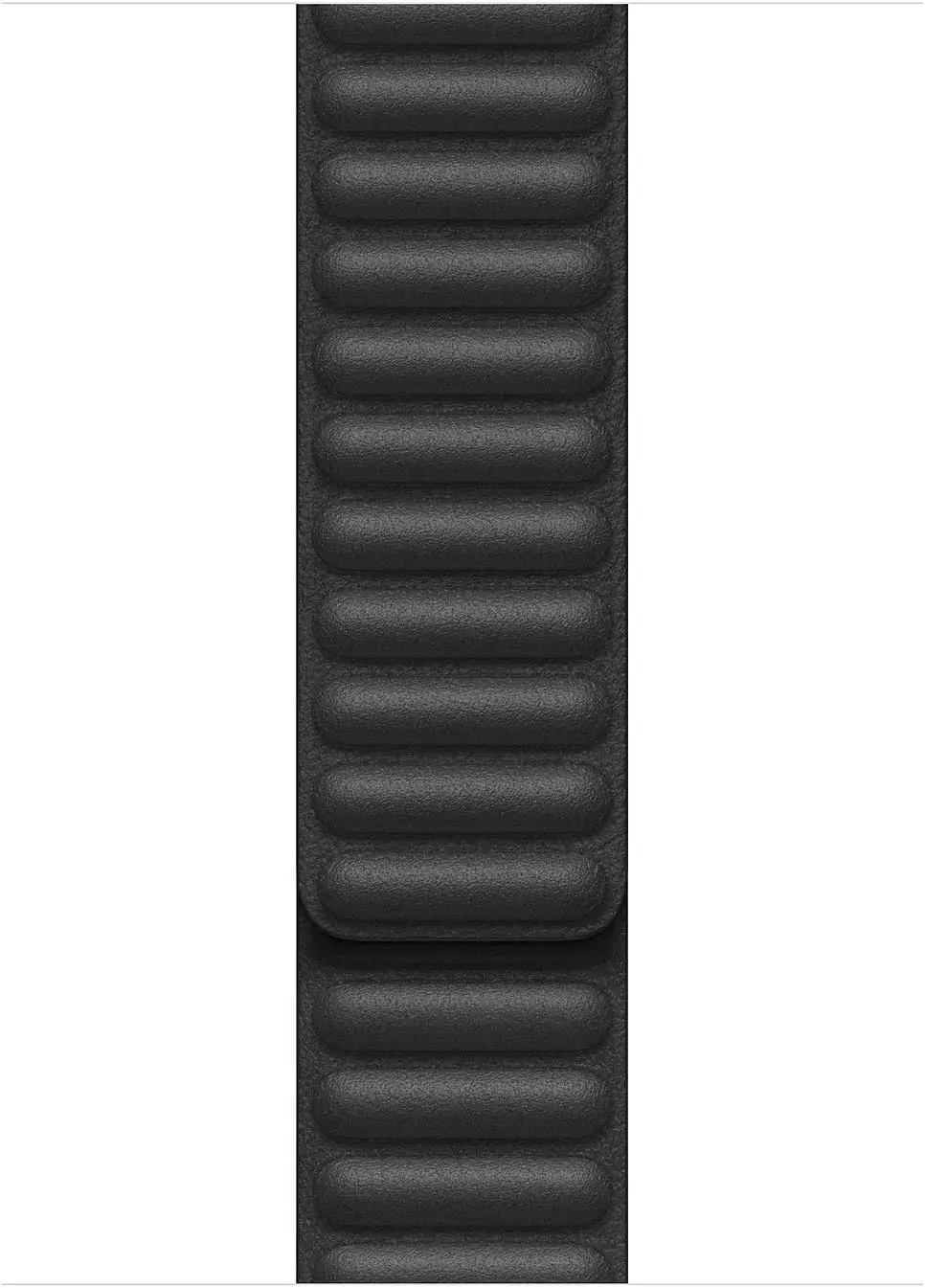 Apple Watch Series 9 41mm için Kordon Leather Link Band Siyah [Watch Series 9 41mm ile Uyumlu Kordon