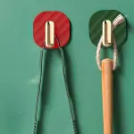 2li Yapışkanlı Retro Askılık Dolap Kapak Kulpu Yeşil-2