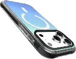 Buff iPhone 17 Pro Max Kablosuz Şarj Uyumlu Radiant X Kılıf, Darbe Önleyici, Yumuşak, Tam Koruma, Sa-3