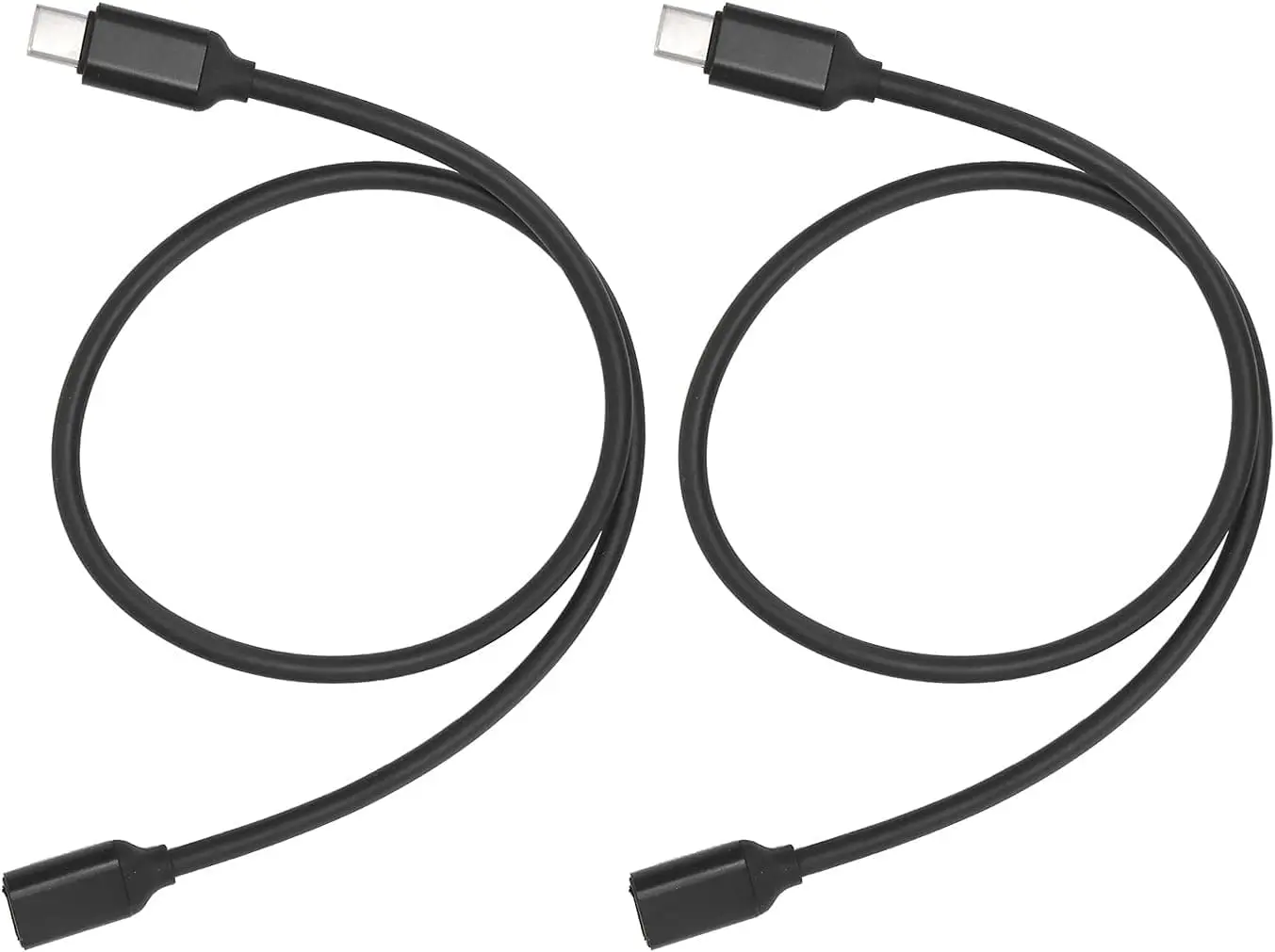 1 Metre Type-C Uzatma Kablosu – 60W Hızlı Şarj ve 3A Akım Destekli USB-C Erkek Dişi Kablo | 24Pin 56