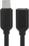 1 Metre Type-C Uzatma Kablosu – 60W Hızlı Şarj ve 3A Akım Destekli USB-C Erkek Dişi Kablo | 24Pin 56-3