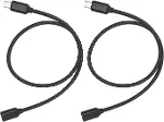 1 Metre Type-C Uzatma Kablosu – 60W Hızlı Şarj ve 3A Akım Destekli USB-C Erkek Dişi Kablo | 24Pin 56-1