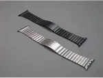 Apple İle Uyumlu Watch 38mm/40mm KRD-35 Metal Kordon Siyah-4