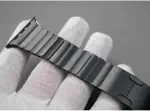 Apple İle Uyumlu Watch 38mm/40mm KRD-35 Metal Kordon Siyah-5