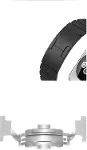 Apple İle Uyumlu Watch 38mm/40mm KRD-35 Metal Kordon Siyah-6