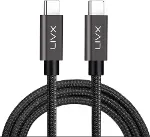 Solid 100W 5A Type C to Type C iPhone 15 Pro Max Plus Hızlı Şarj ve Data Kablosu Halat Örgülü Space-6