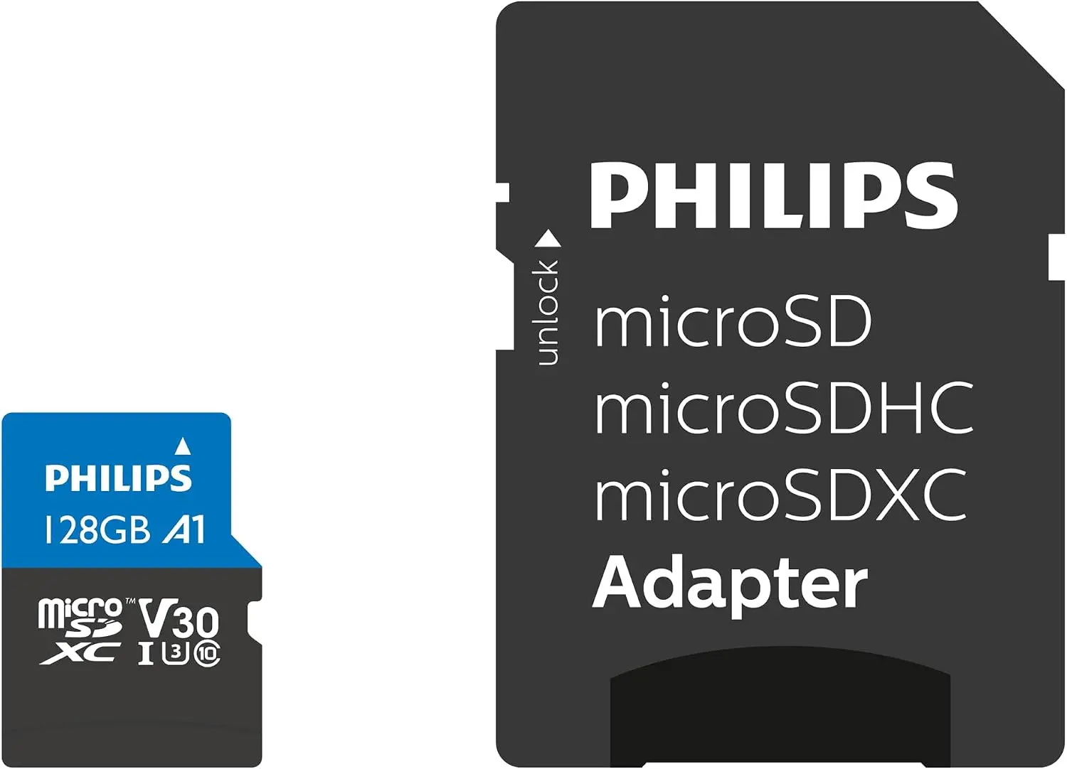Micro SDXC Kartı 128 GB, Class 10 UHS-I U3 4K, Adaptör