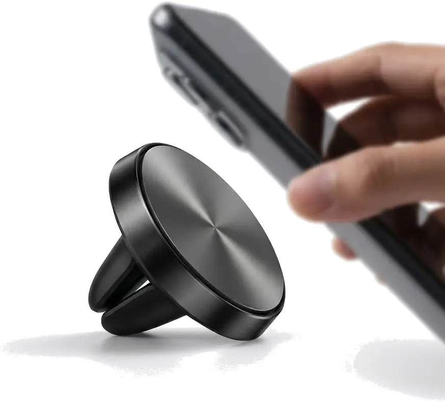 Manyetik Araç İçi Telefon Tutucu – Hava Menfezi Uyumlu, 360° Dönebilir, Güçlü Mıknatıslı, Evrensel U