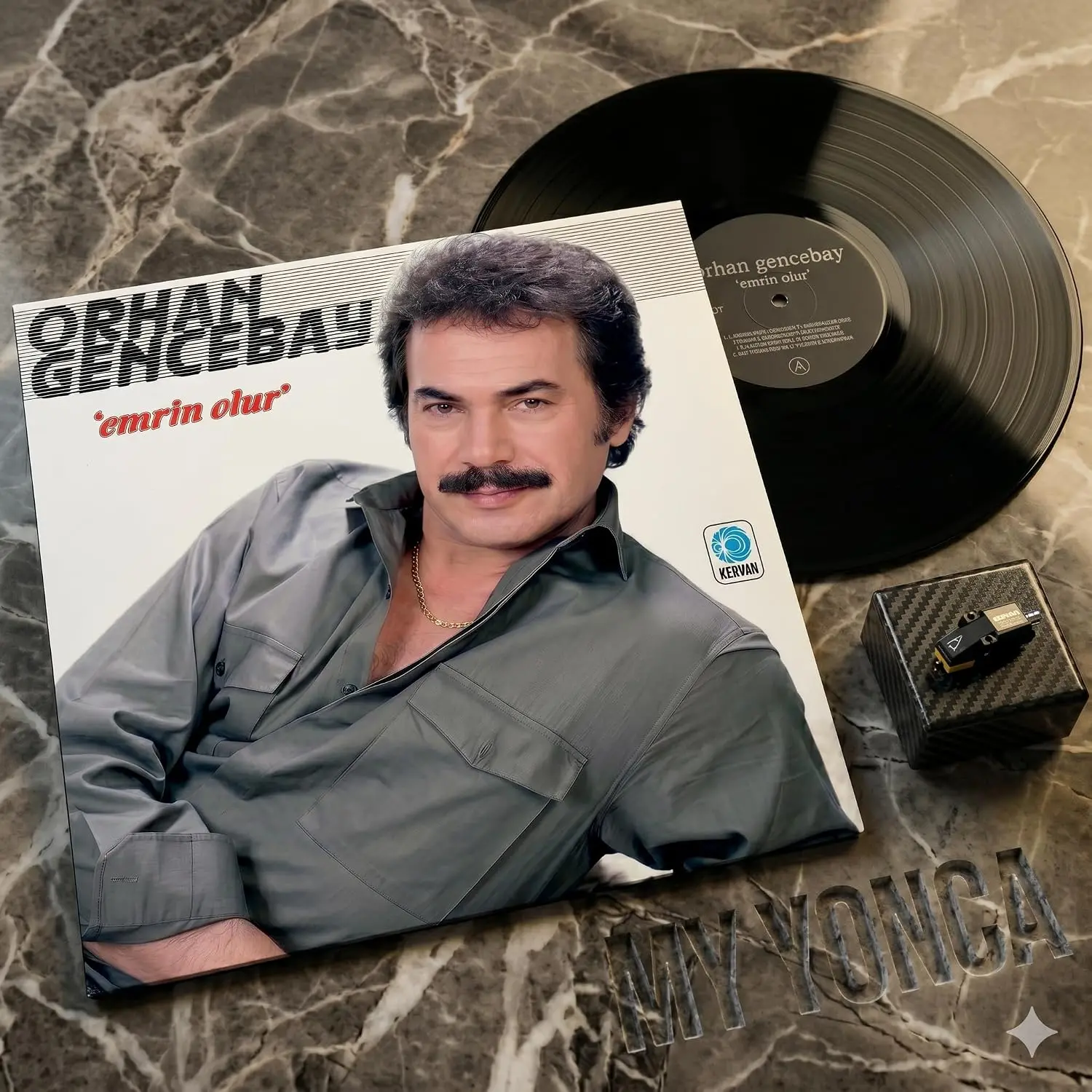 Orhan Gencebay Emrin Olur Plak LP, 33 RPM, Türk Sanat Müziği