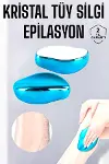 Epilasyon Aleti Bacaklar Kollar İçin Yıkanabilir Kristal Epilatör Tüy Silgi-1
