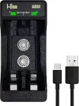 Batteries G227 2’li AA/AAA/9V Pil Şarj Aleti + 2 Adet AA 2700 mAh 1.2 V Ni-MH Şarjlı Kalem Pil Seti-2
