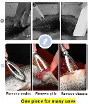 Balık Pulu Çıkarıcı, Paslanmaz Çelik, Ergonomik Saplı, Profesyonel ve Özel Mutfak Kullanımı için-6