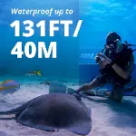 Brave 4 Pro Aksiyon Kamerası 4K Su Geçirmez Su Altı Kamerası 40 m - Ultra HD 20MP 170° Geniş Açılı W-6