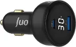30W Led Ekranlı Type-C + USB-A Araç Şarj Aleti iPhone & Android & Tablet Araç içi Şarj Cihazı-1