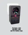 Akıllı Akım Dengelemeli Priz 2500W 4 USB Type C Çıkışlı-2