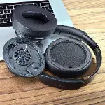 Anker Soundcore Space için Q45 ile Uyumlu Soğutucu Jel Kulaklık Yastığı, Hafızalı Köpük Yedek Ped, S-6