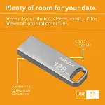 TransMemory U366 128GB USB Bellek – USB 3.2 Gen 1, Metal-4