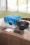 Projektör Yıldız Gece Lambası Disko Topu Bluetooth Bağlantılı Taşınabilir Şarjlı-3