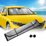 Araç Ön Cam Güneş Koruma Isı Önleyici Katlanabilir Model Fiat Egea Honda Civic Ford Focus Dacia Dust-1