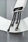 Powerbank 20.000 Mah LCD Ekran USB Lightning Type-C Uyumlu İOS ve Android-5