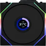 UNI FAN TL WIRELESS LCD 3x120mm Siyah Kasa Fanı (G99.12TLLCD1W3B.00)-6