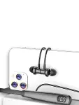 Y12 Kablolu Kulakiçi Silikonlu Bluetooth Kulaklık-1